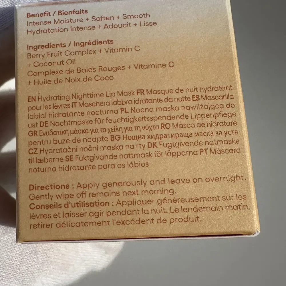 Laneige Lip Sleeping Mask Eggnog Latte Lip Balm Full Size 20g / 0.70 oz Egg Nog